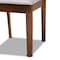 Baxton Studio Nicolette Modern and Contemporary Grey Fabric and Walnut Brown Finished Wood 2-PC Dining Chair Set 176-11387-Zoro - alternate 8